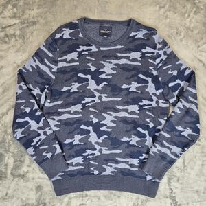 American Eagle Blue Camo Camouflage Sweatet Size Medium